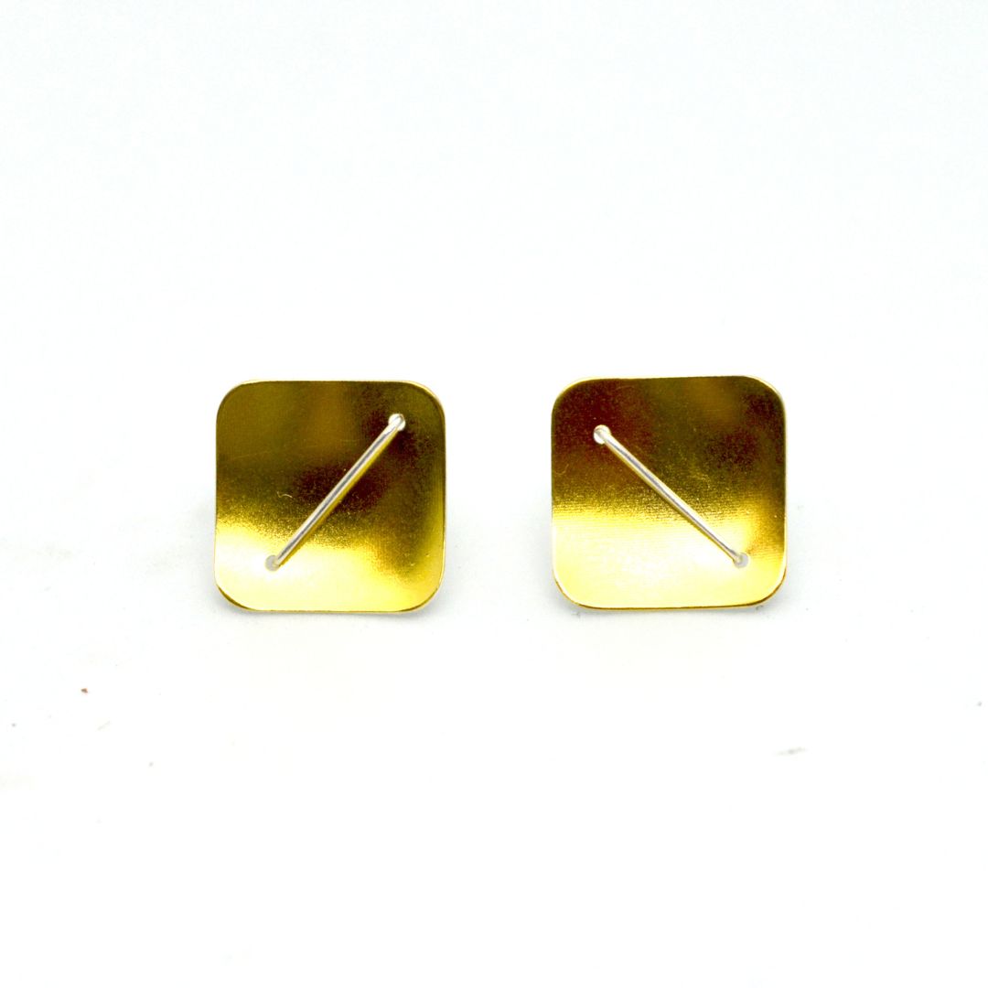 Square Earring Studs