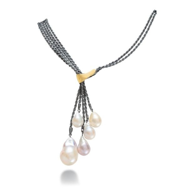 Suzanne Schwartz pearl necklace