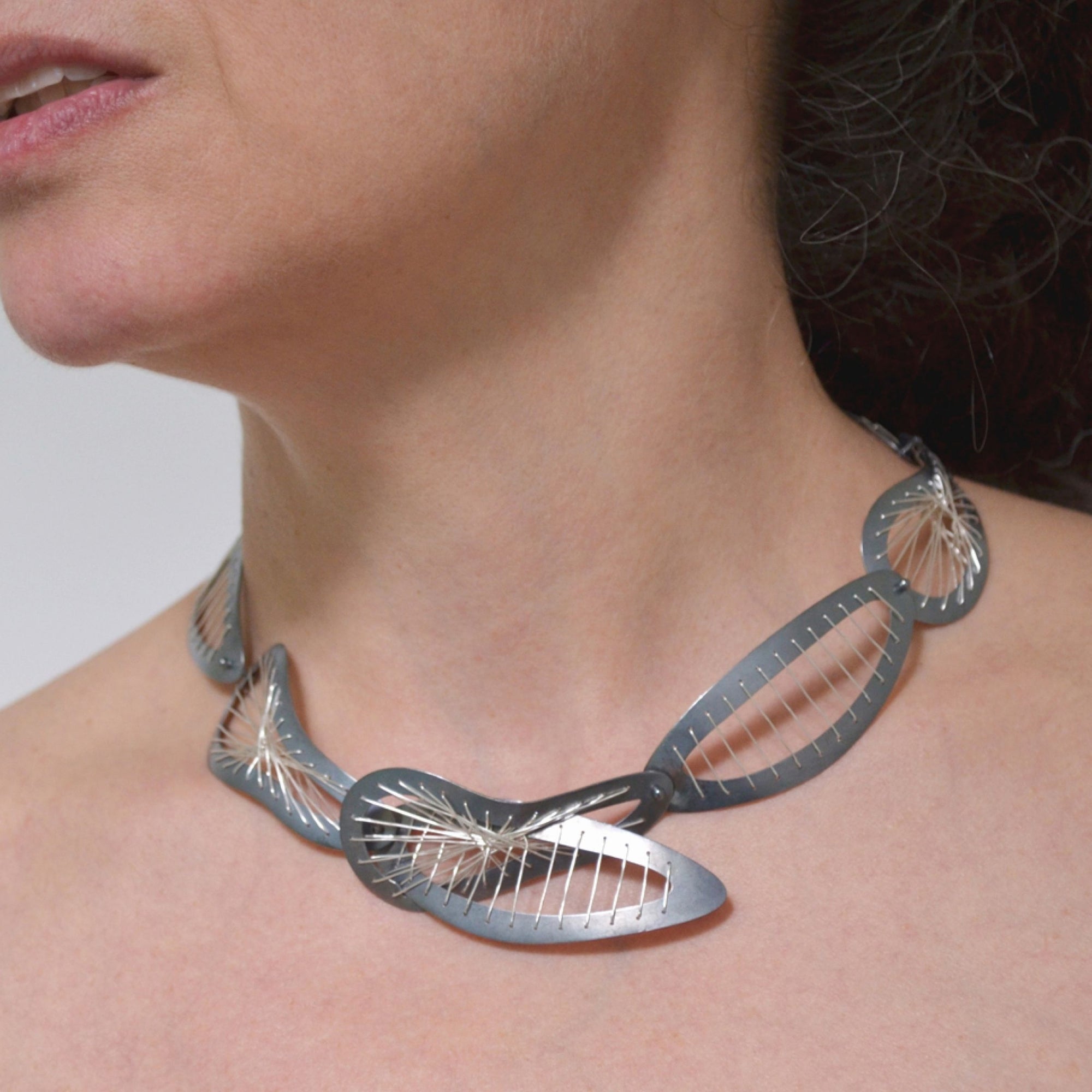 Suzanne Schwartz Jewelry Signature Stitched Necklace