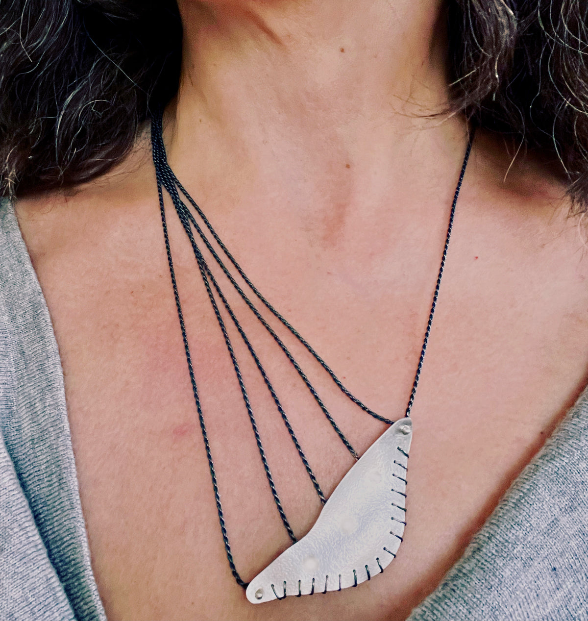 Suzanne Schwartz Sideward Necklace