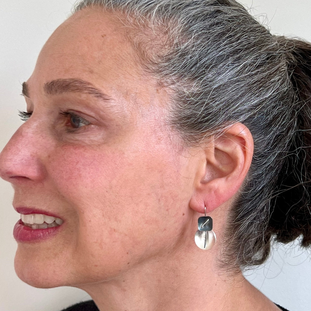 Circle and the Square Earring
