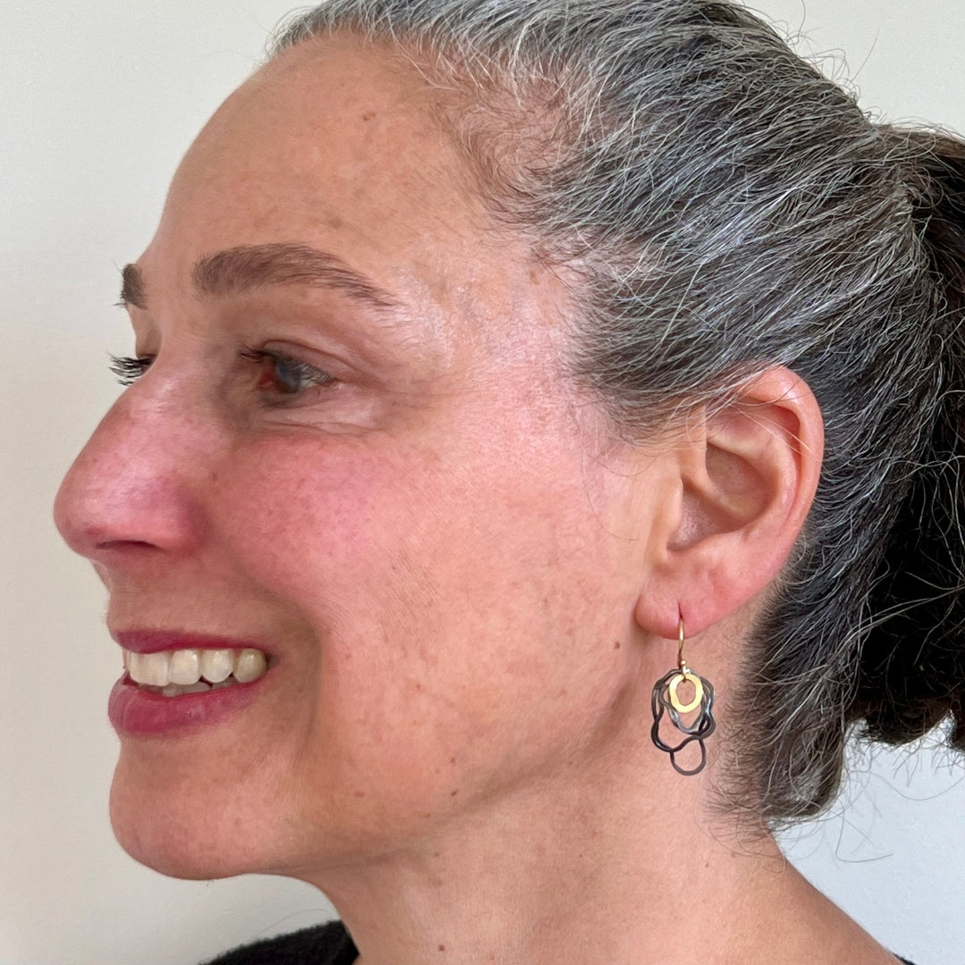 Ripple Hoop Earrings