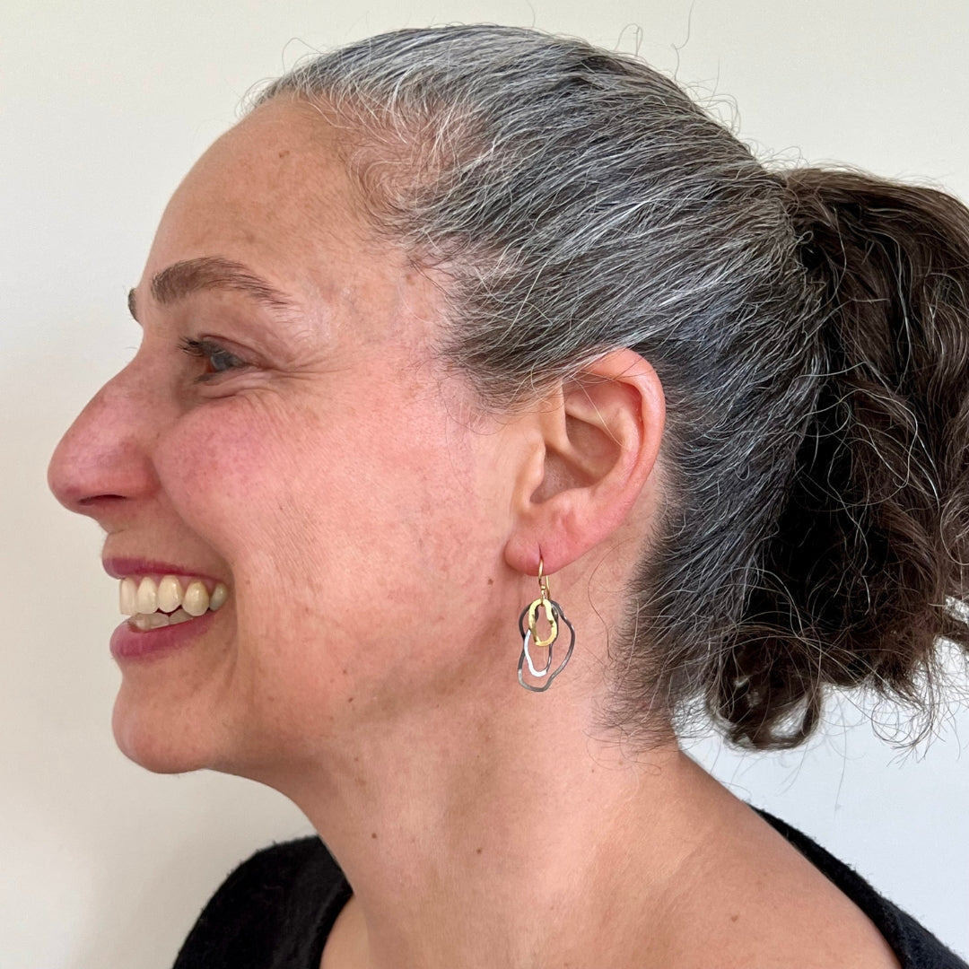 Ripple Hoop Earrings