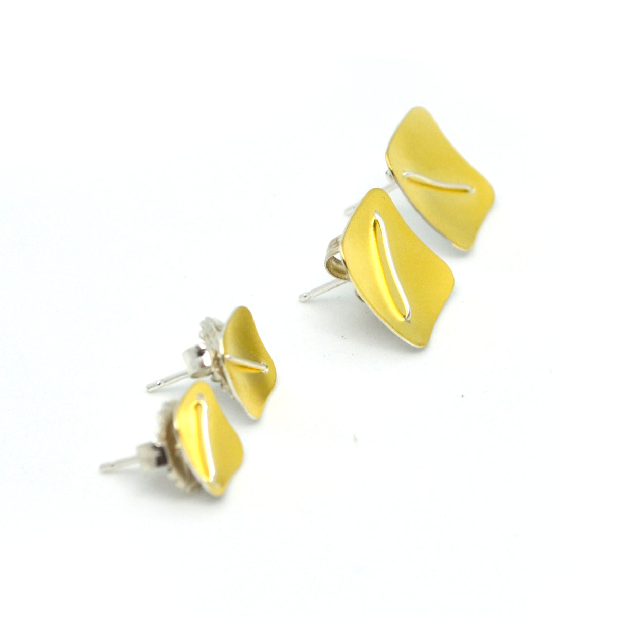 Suzanne Schwartz Square Earring Studs