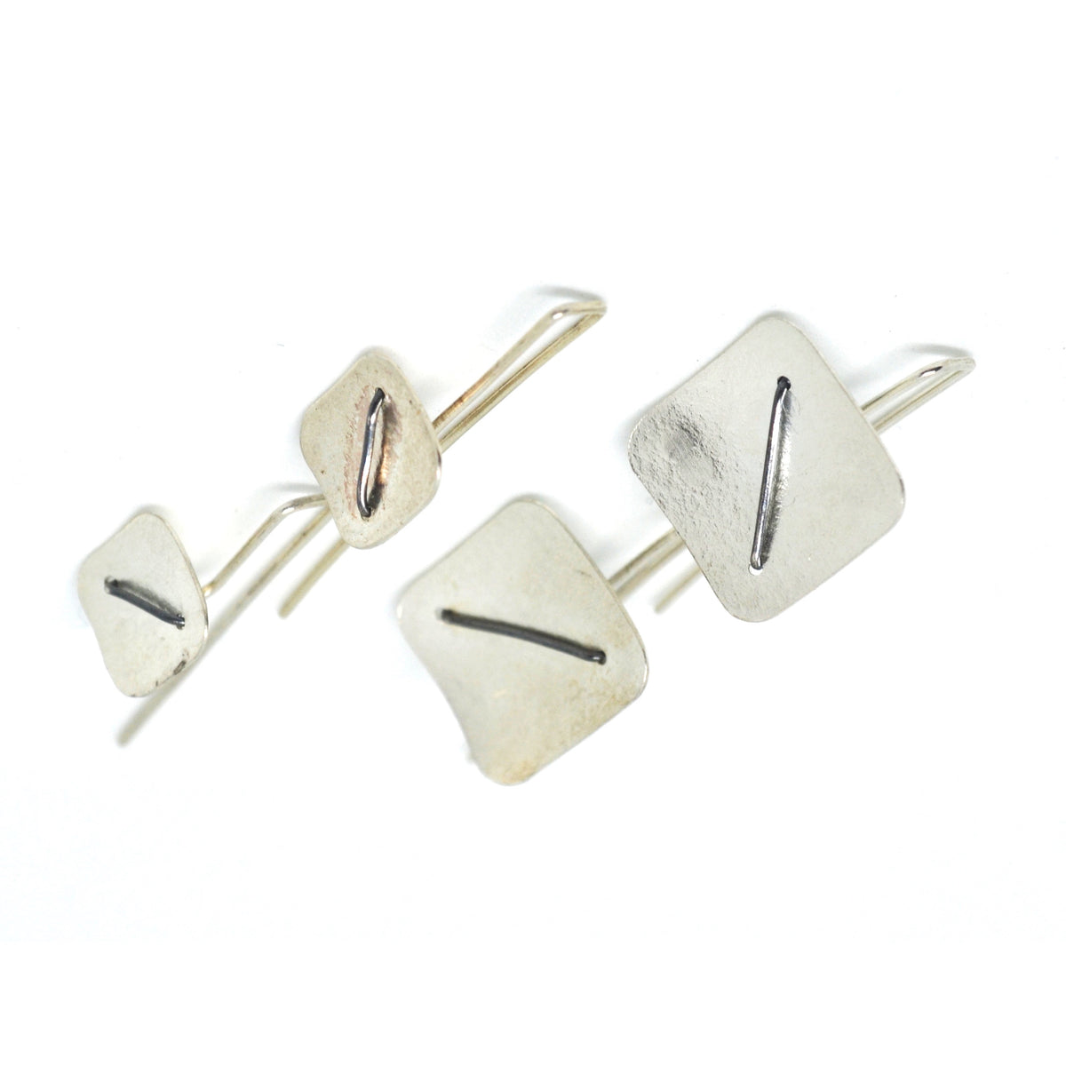 Suzanne Schwartz  Square Earring Studs