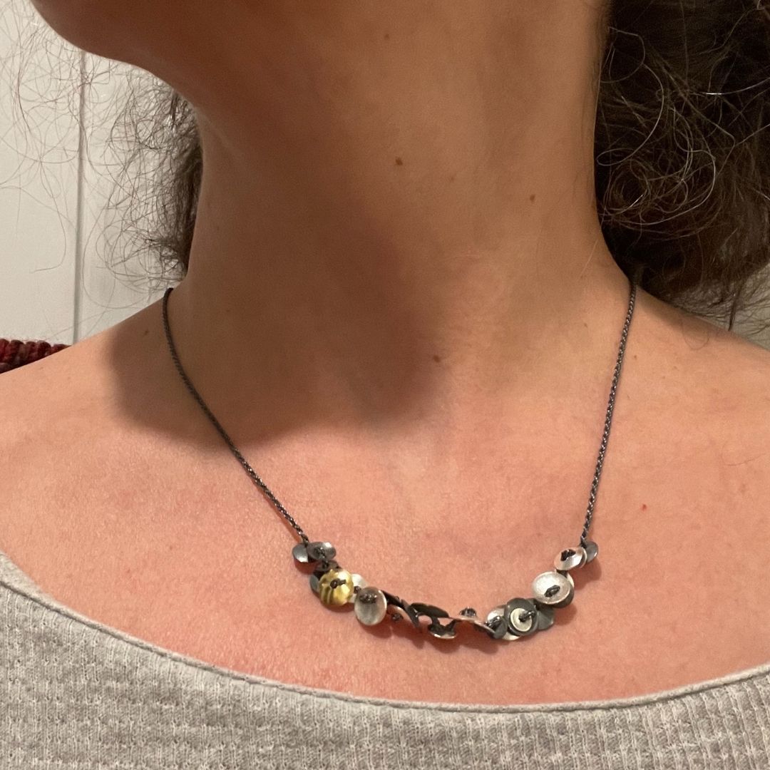 Suzanne Schwartz Lichen Lace Necklace Set of Three