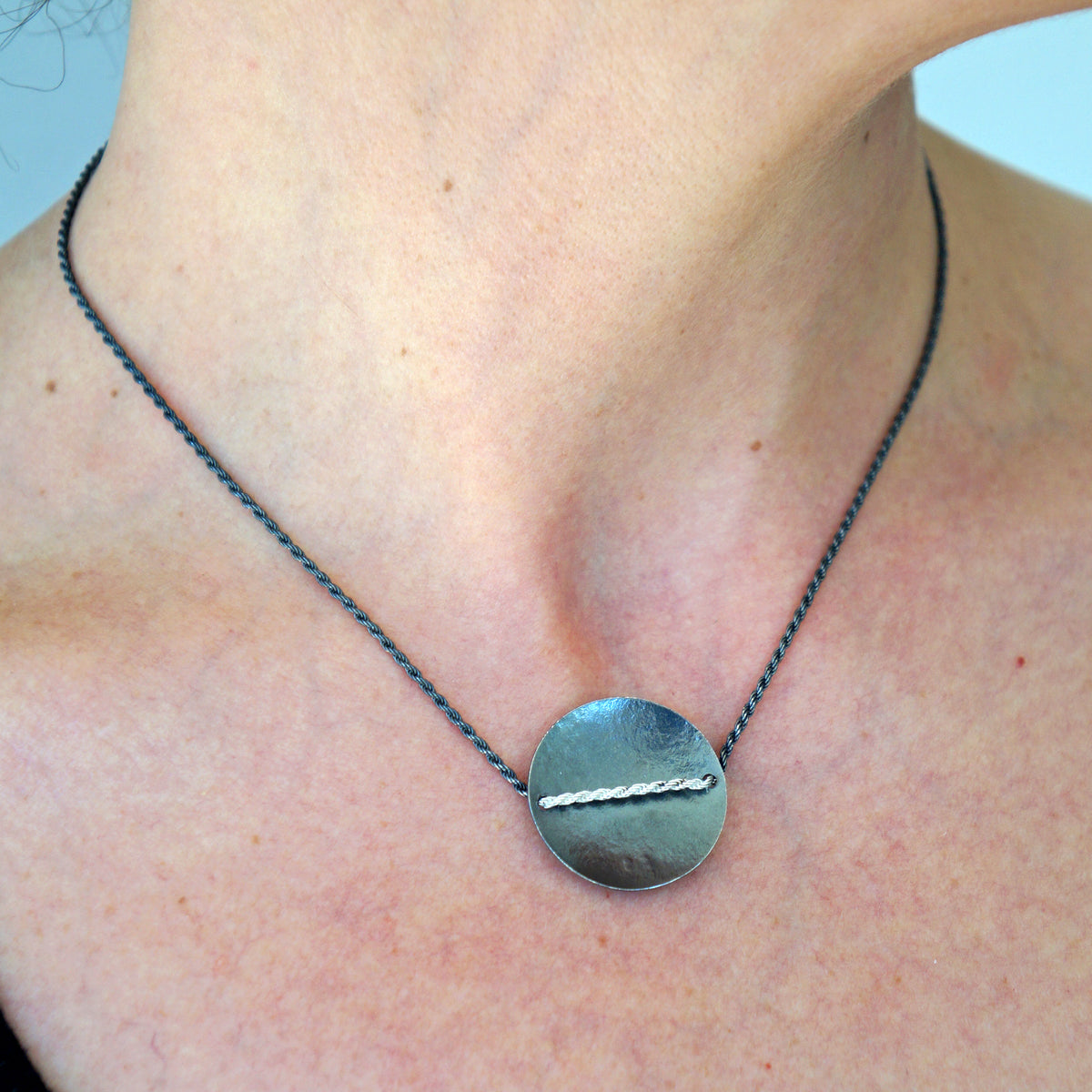 Suzanne Schwartz Simple Circle Necklace