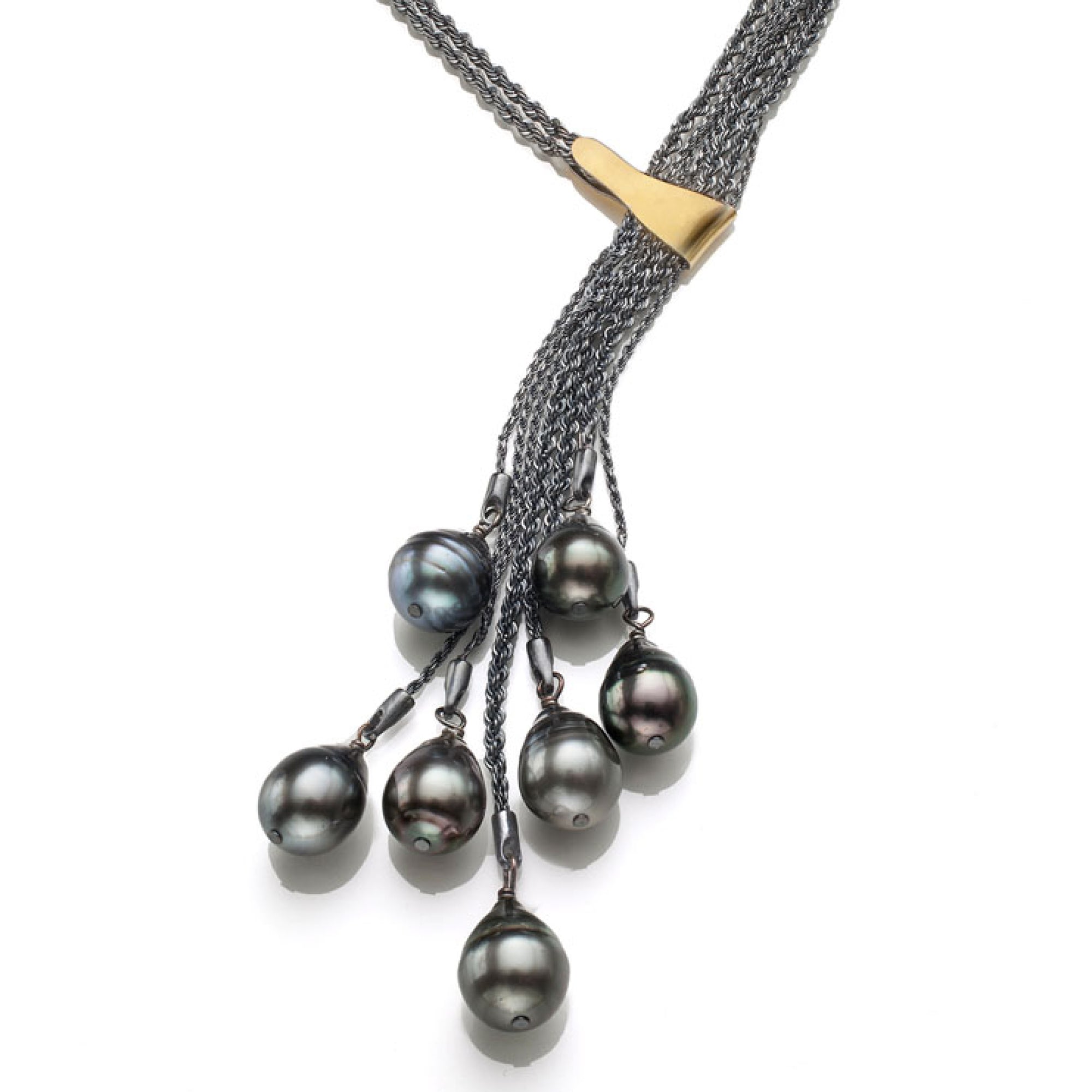 Suzanne Schwartz Seven Strand Tahitian Pearl Necklace