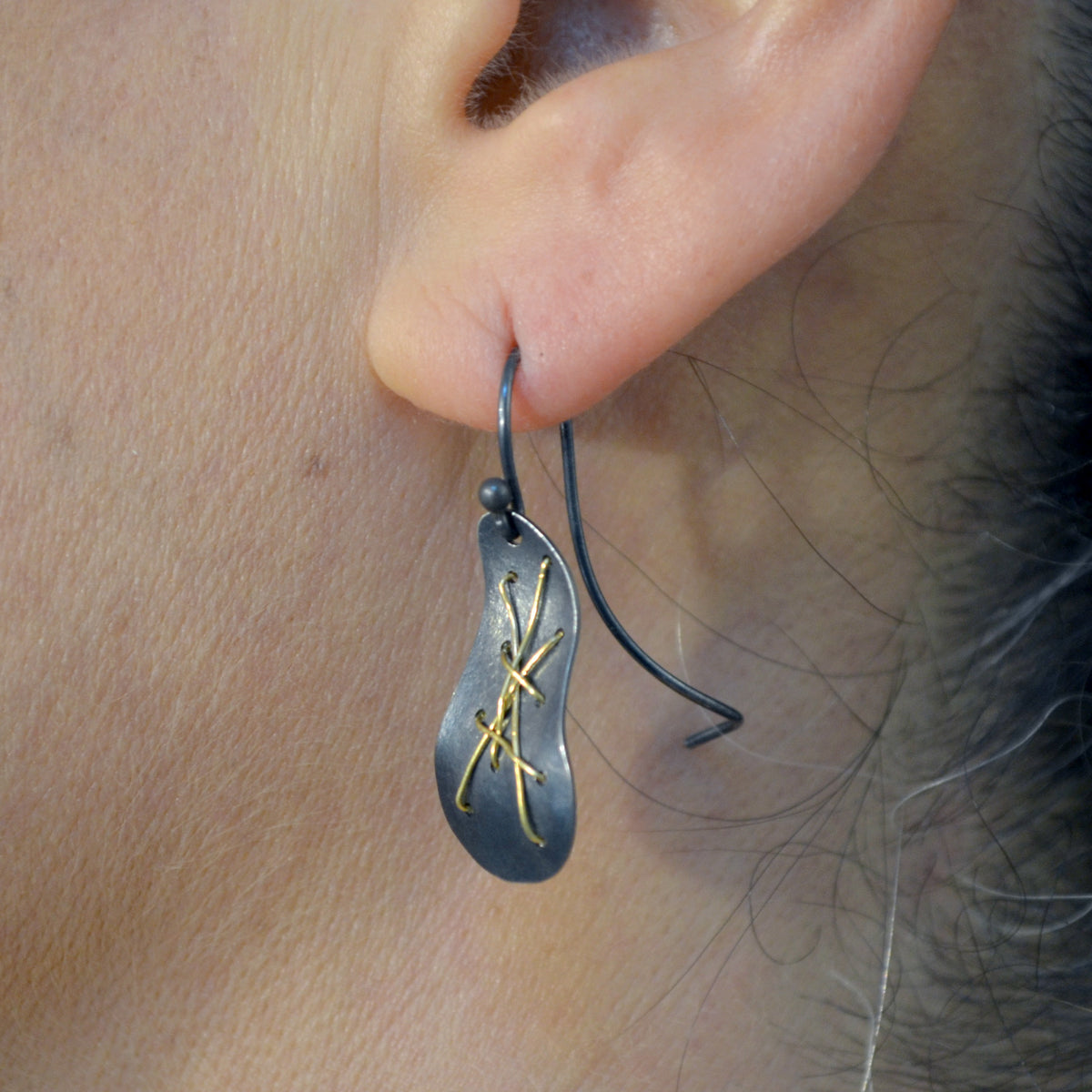 Suzanne Schwartz Cascade Hanging Earrings